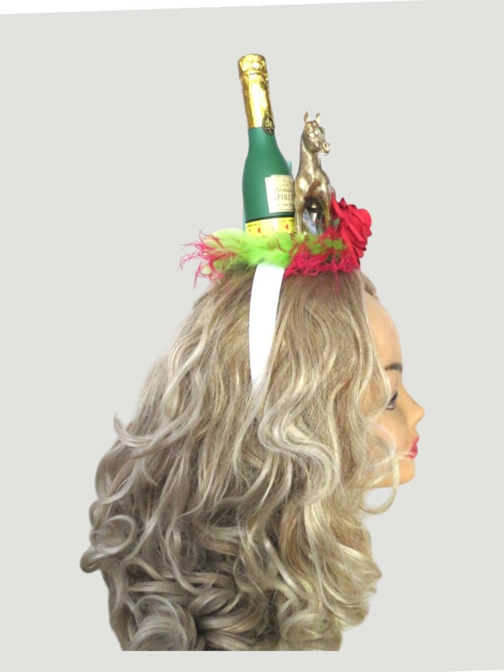 Kentucky Derby Hat Headband, Horse, Booze, Money, Betting - Picture 4 of 7